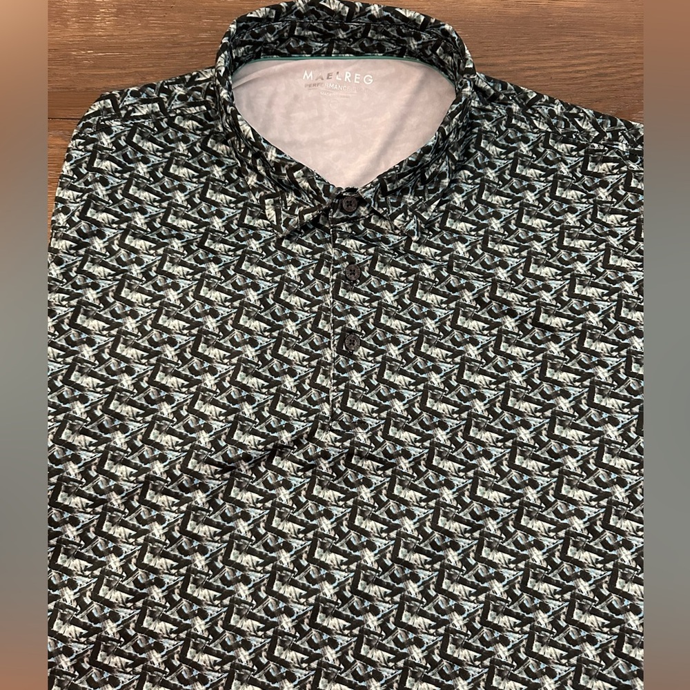 Maelreg Short Sleeve Polo‎ Shirt Size XL Like New
